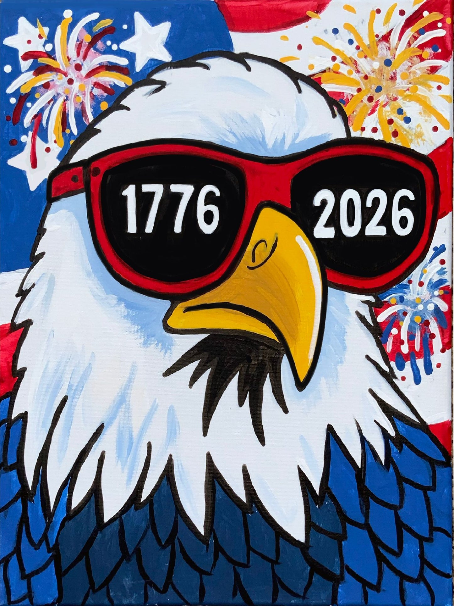 Freedom Eagle - Digital DIY Painting Kit