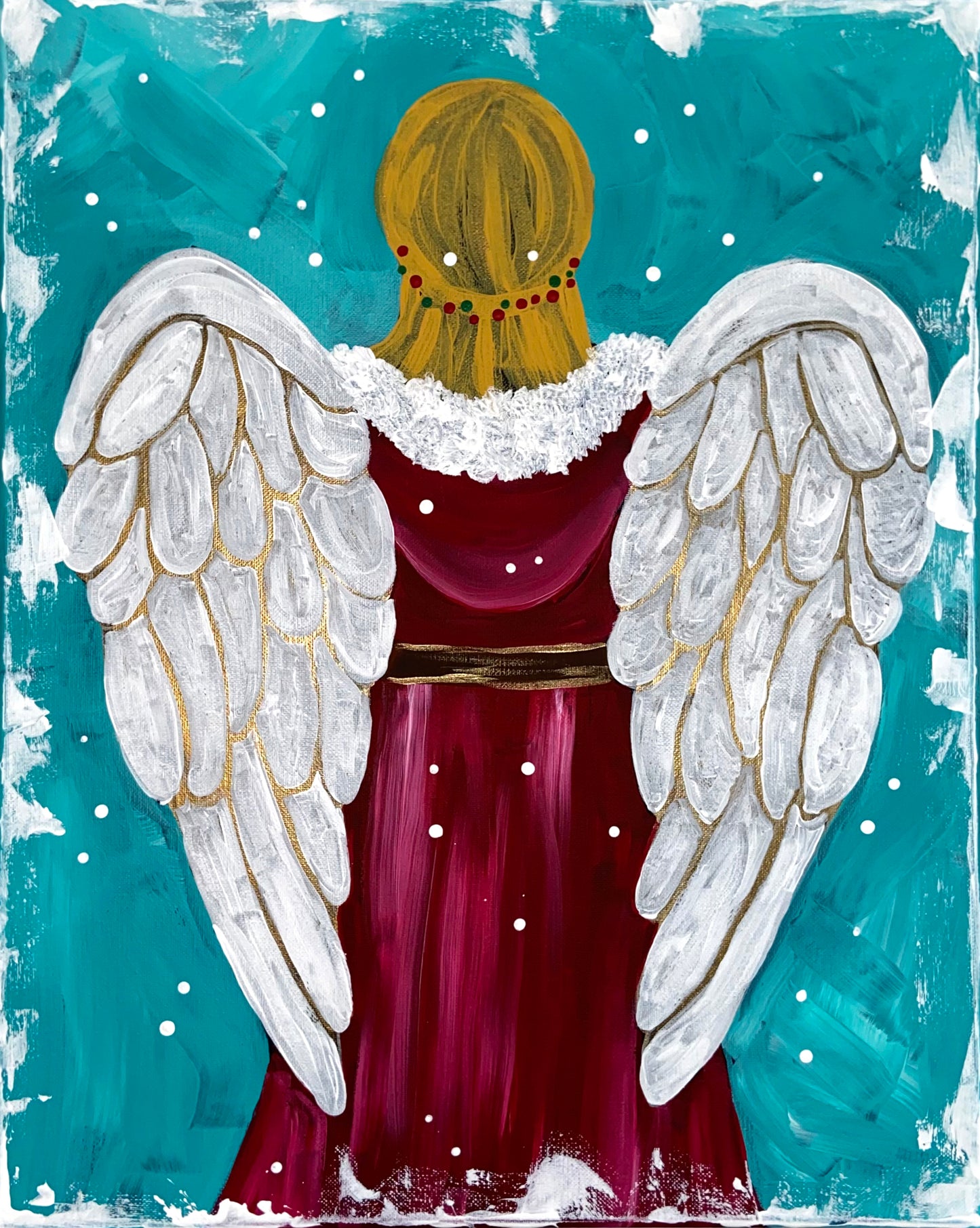 Winter Angel DIY Paint at Home Painting Kit