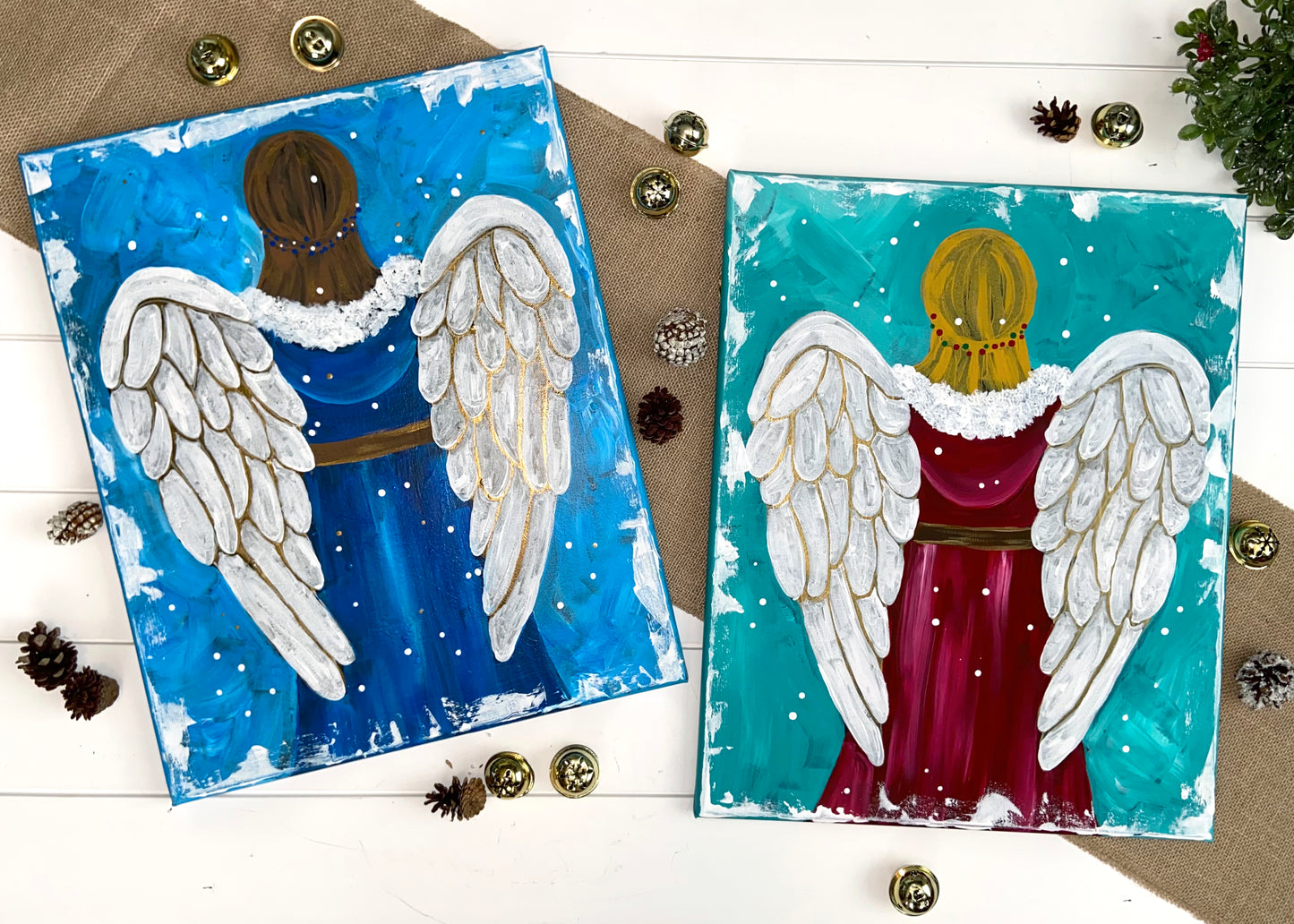 Winter Angel DIY Paint at Home Painting Kit