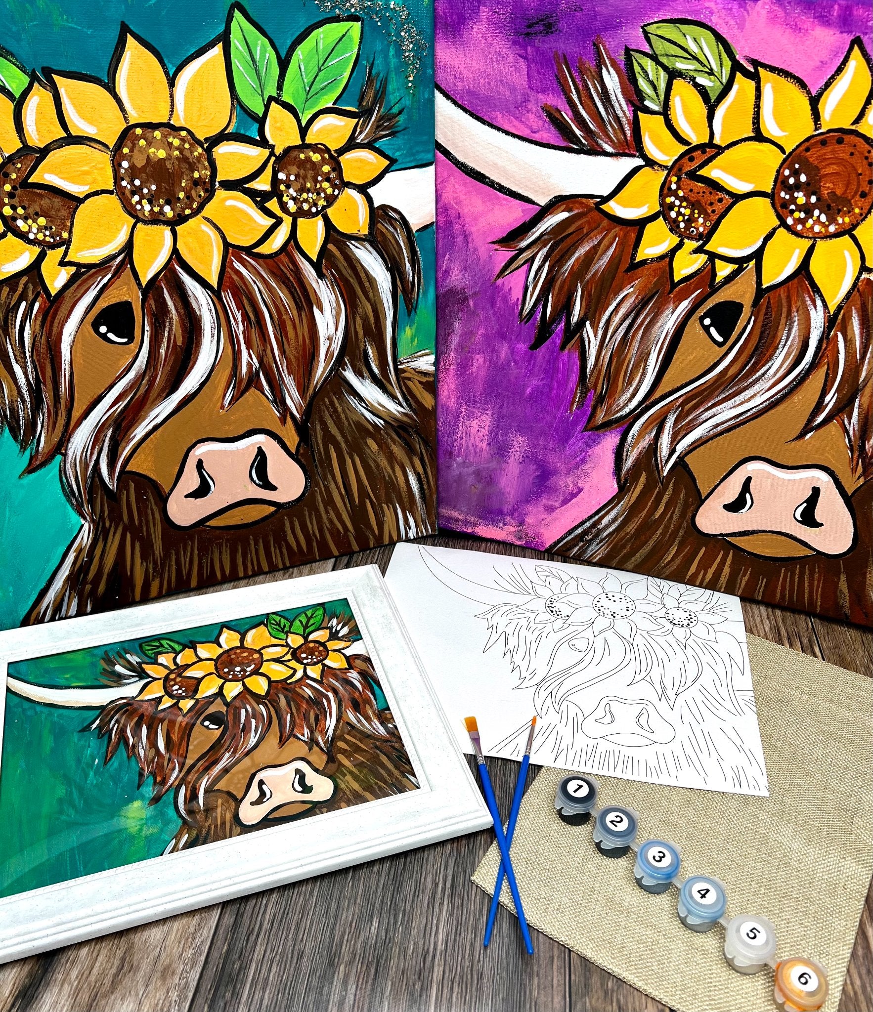 DIY Paint-at-Home Art Painting Kits – The Painted Sloth