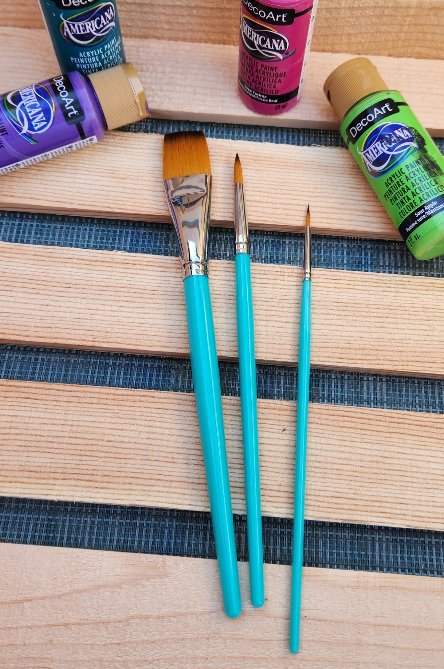 3-Piece Paint Brush Set