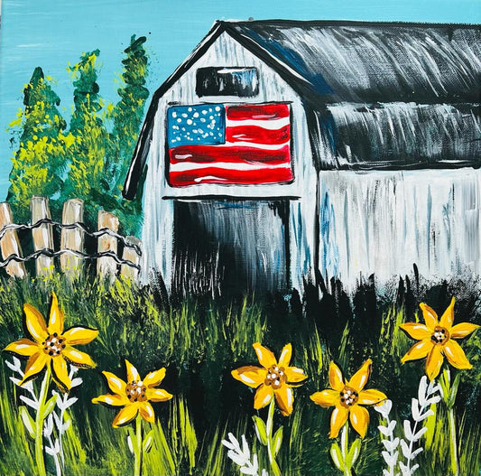 Digital Download - Hometown America Barn Painting Kit