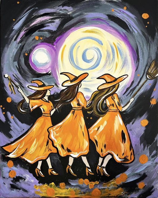 October 24th - The Spot Social - City Cat or Spellbinding Paint & Sip Party!