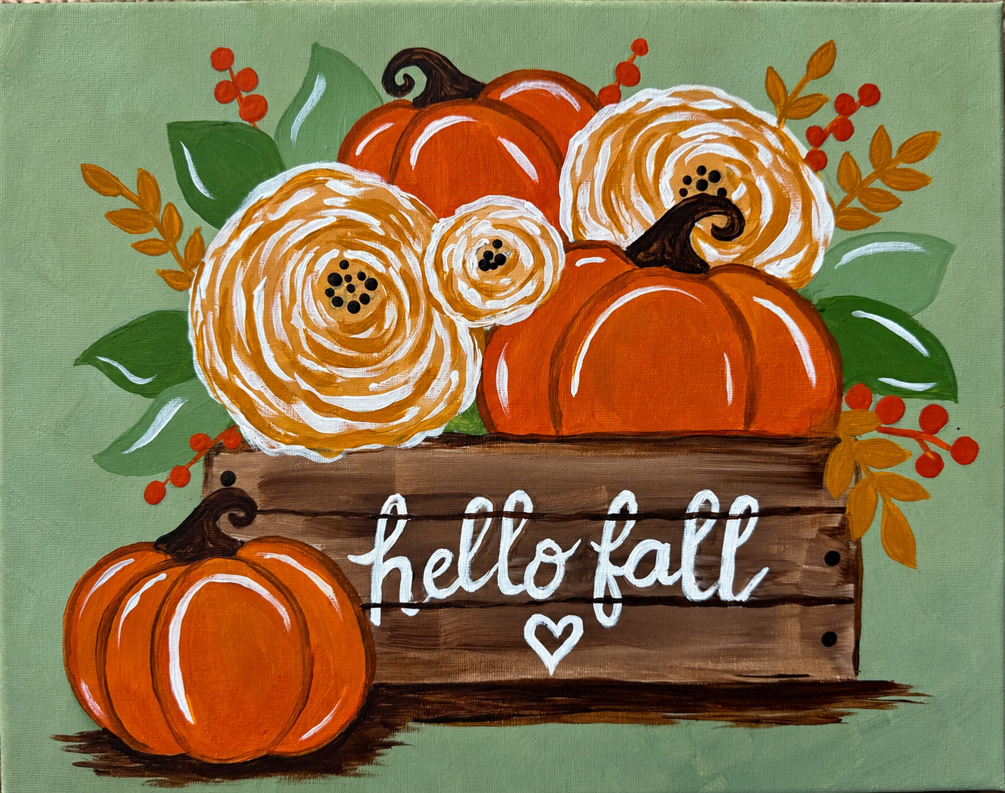 September 26th - River Bottom Winery BoBrooks Farm -  Hello Fall Paint & Sip Party!