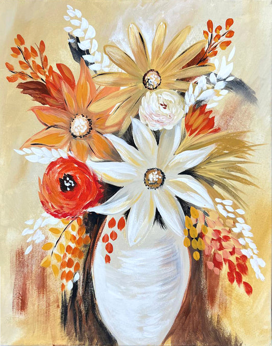 August 20th - Buckman's Brewhouse - Fall Flowers or Backcountry Bear Paint & Sip Party!