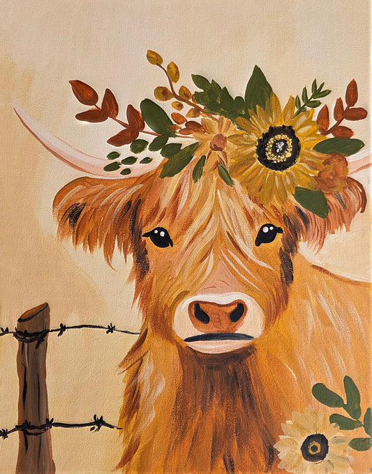 Honey the Highlander DIY Paint at Home Painting Kit