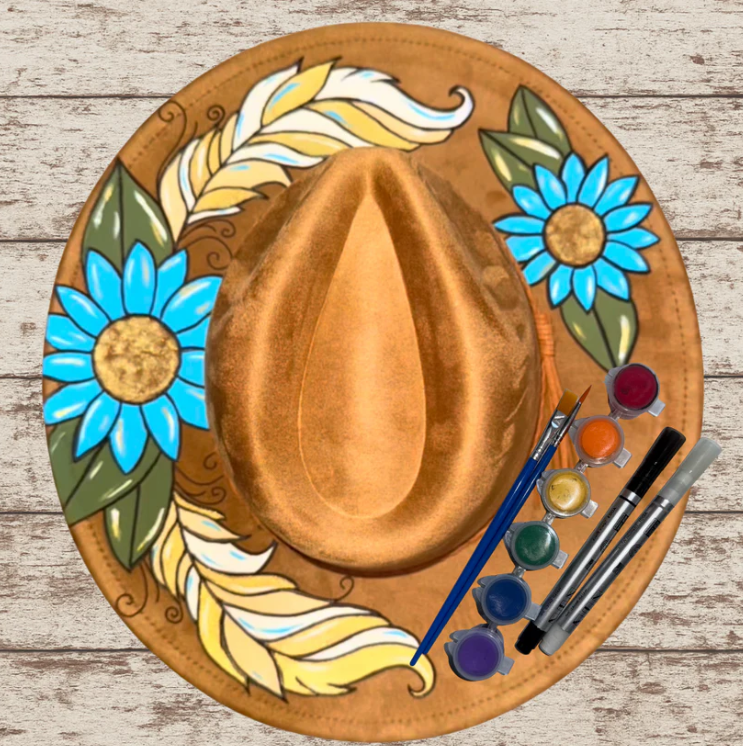 August 22nd - River Bottom Winery BoBrooks Farm -  Fall Hat Bar Paint & Sip Party!